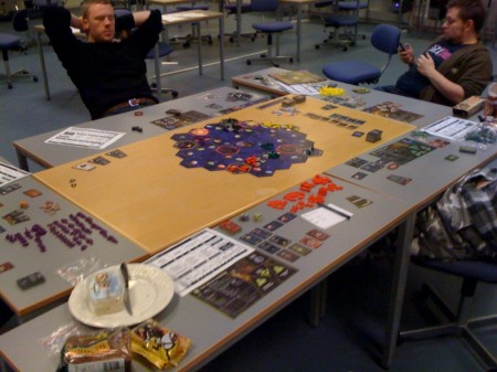 The game is under way